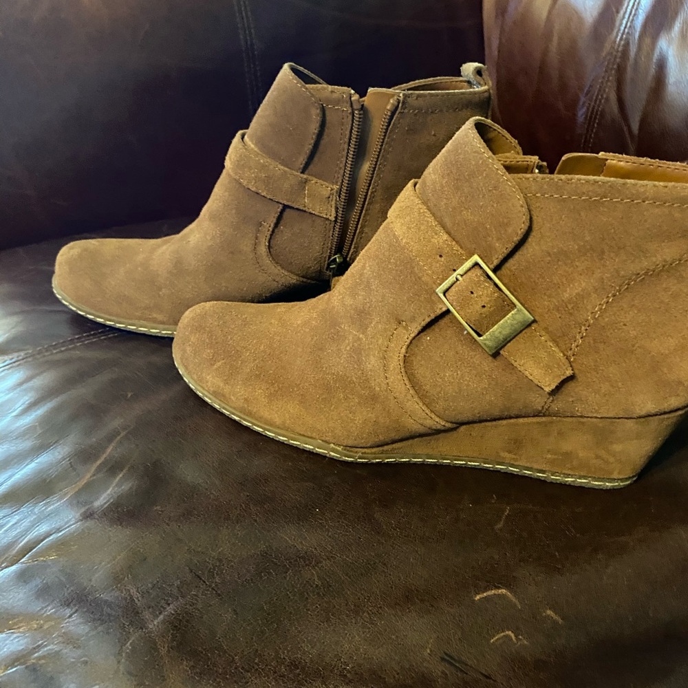 Franco Sarto wedge booties